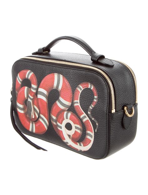 gucci snake side bag|Gucci bag with snake design.